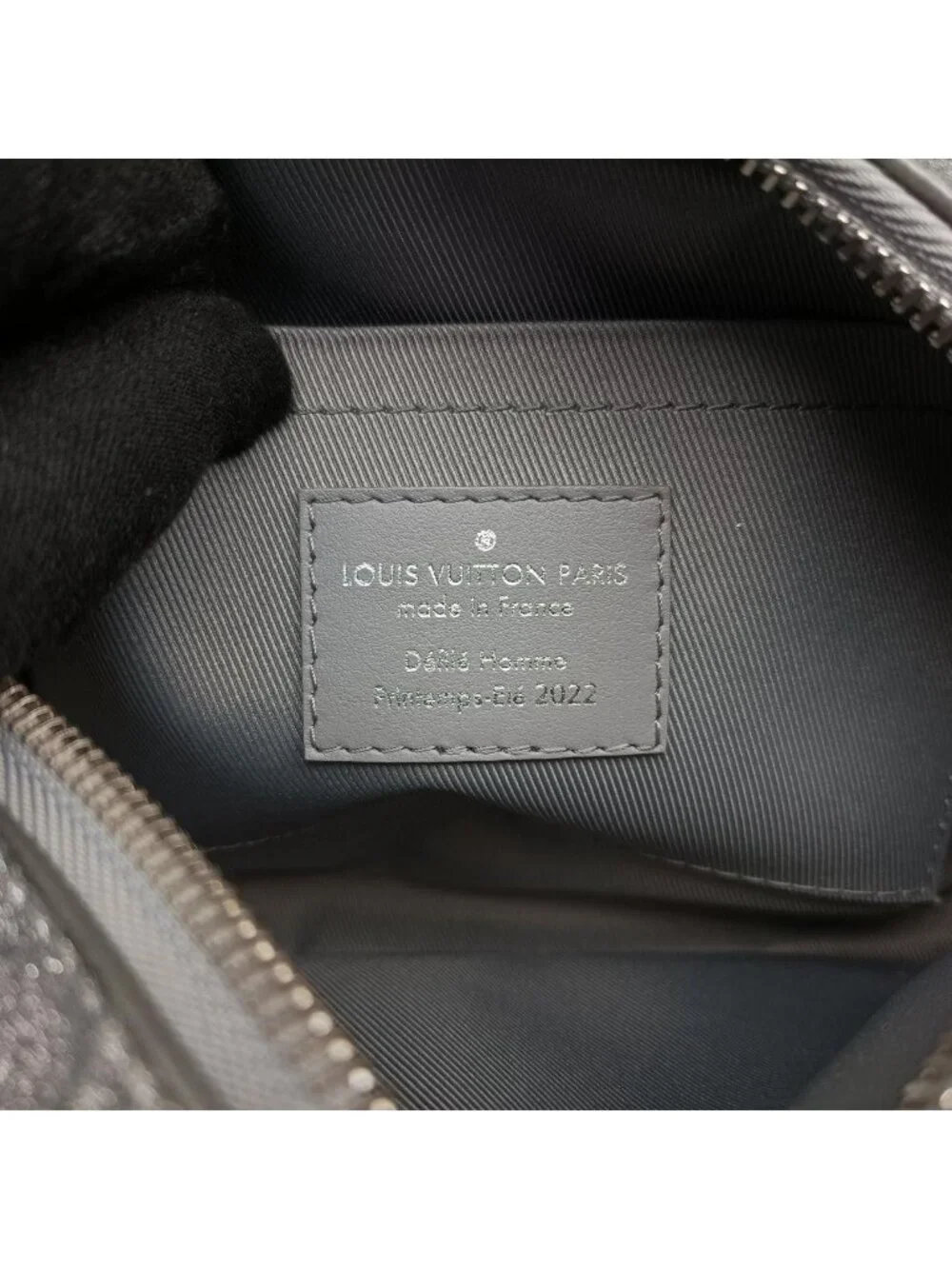 Louis Vuitton Mini Soft Trunk Silver Leather